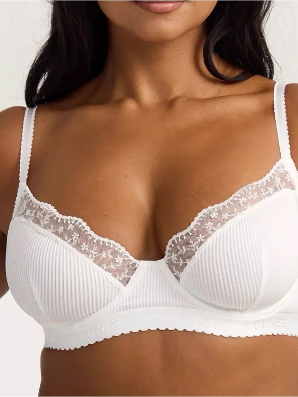 NWT Lounge Ribbed Balcony Bra 34D